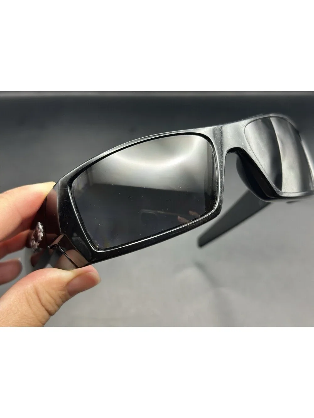 Oakley Gascan Polished Black/Prizm Grey Polarized Lenses (Camo Icons)
